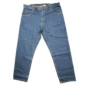 Key 5 Pocket Relaxed‎ Fit Blue Denim  BLue Jeans 44x34